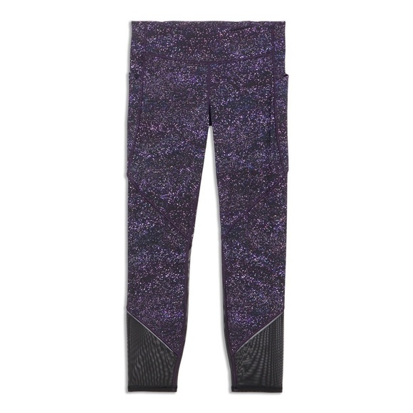 Lululemon Athletica Women’s Train Times leggings size 4 Crystalline Multi/Black - Picture 1 of 6